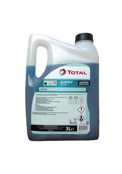 Total Glacelf Eco Bs 3 Litre Antifiriz.Total Mavi Antifi