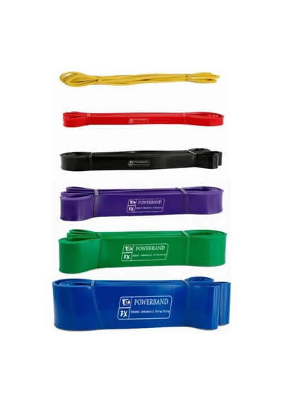 Powerband Direnç Lastiği Ve Egzersiz Bandı 6lı Set