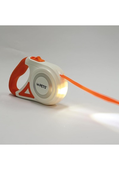 M-pets Flash Ledli Otomatik Gezdirme Şerit 3mt/orange Genel