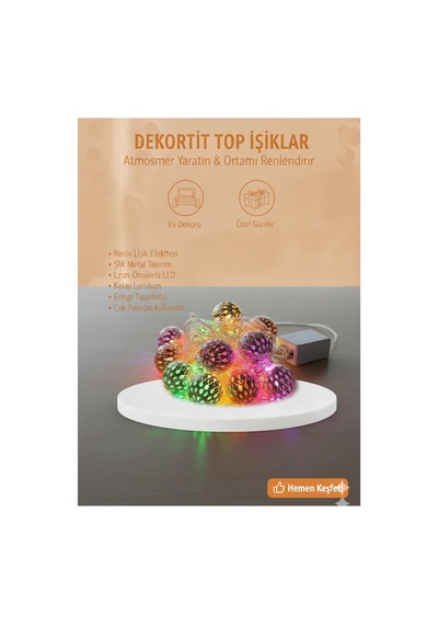 Dekoratif Led Top Işıklar Şık Metal Tasarım, Ev Ve Özel Gün Aydınlatması Çok Renkli
