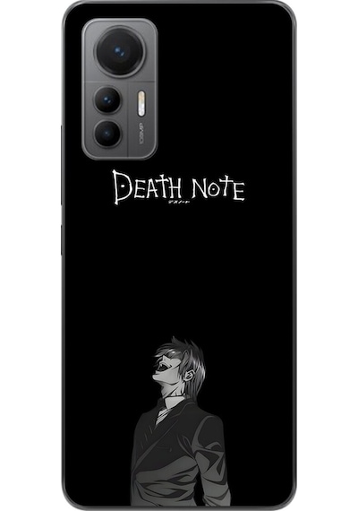 Xiaomi Mi 12 Lite Uyumlu Şeffaf Kılıf Death Note 1 Tasarımlı
