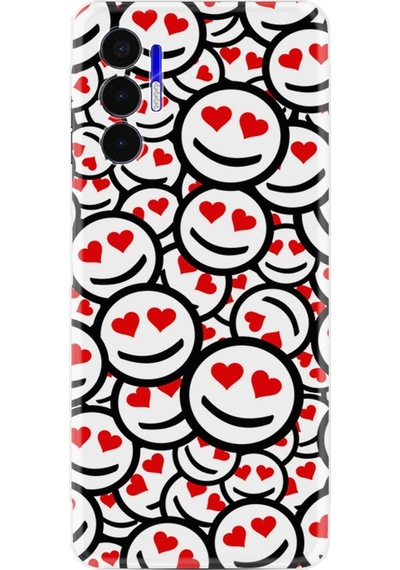 Tecno Pova 3 Kilif Silikon Desen Gülen Surat 1774 566390153