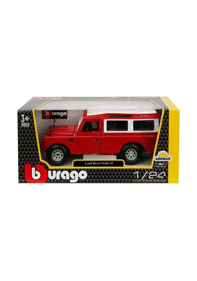 22063 Land Rover Series Iı Model Araba 1:24 Kırmızı -