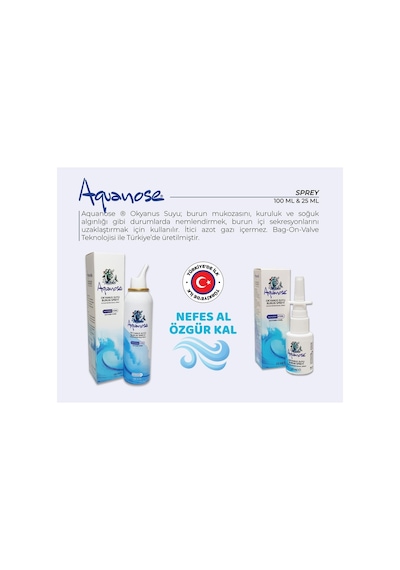 Aquanose Okyanus Suyu Burun Suyu