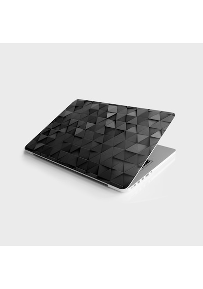 Laptop Sticker Bilgisayar Notebook Pc Kaplama Etiketi Siyah Üçgen