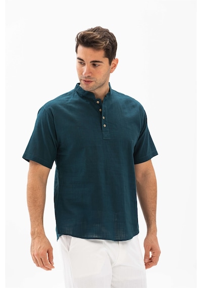 Kısa Kol Şile Bezi Bodrum Erkek T-shirt Koyu Petrol 3069-koyu Petrol Koyu Petrol Kısa Kol Şile Bezi Bodrum Erkek T-shirt Koyu Petrol 3069-koyu Petrol Koyu Petrol