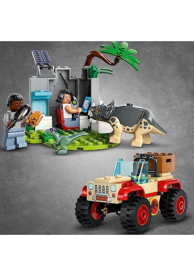 LEGO® Jurassic World Yavru Dinozor Kurtarma Merkezi 76963-4+ Yaratıcı Oyuncak Yapım Seti - 139 Parça