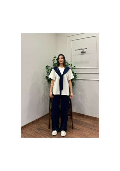 Asur Boutique Asur Butik Kadın Şal Yakalı Yapışık Model Kadın Eşofman Takımı Lacivert Asur Boutique Asur Butik Kadın Şal Yakalı Yapışık Model Kadın Eşofman Takımı Lacivert