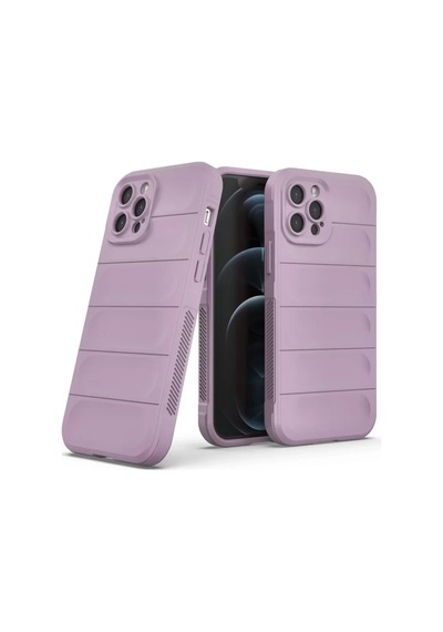 Newface Apple İphone 12 Pro Kılıf Optimum Silikon - Mor