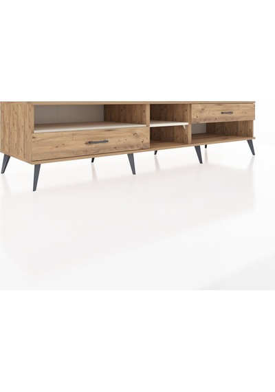 Kronos Tv Ünitesi 2 Raflı 2 Çekmeceli 220x59x51 Çam-aytaşı/çam Aytası/atlas Çam - Atlas Çam Kronos Tv Ünitesi 2 Raflı 2 Çekmeceli 220x59x51 Çam-aytaşı/çam Aytası/atlas Çam - Atlas Çam