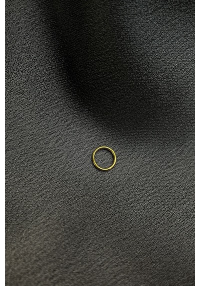 Halka Ring Model 316L Paslanmaz Çelik Altın Gold Renk Piercing Altın