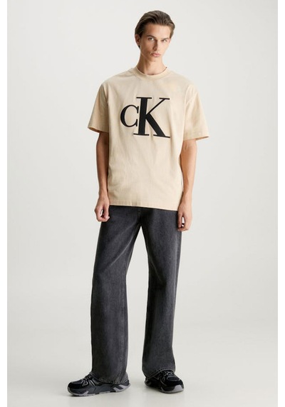 Calvin Klein Erkek T-shirt Bej