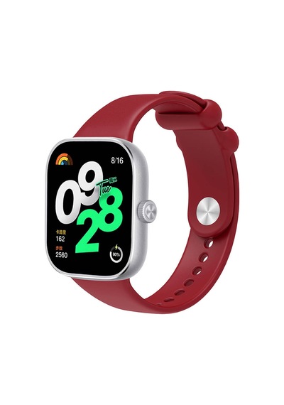 Forzacase Xiaomi Mi Band 8 Pro İle Uyumlu Silikon Kordon Kayış - Fc395 Kırmızı