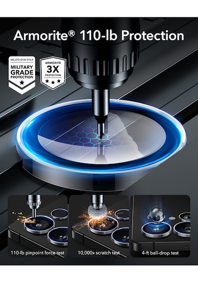 Samsung Uyumlu  S25 Ultra Kamera Lens Koruyucu Şeffaf
