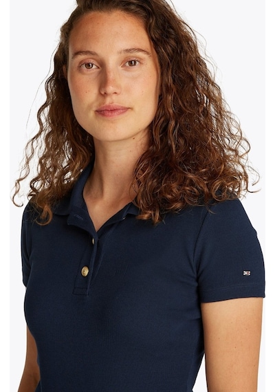 Tommy Hilfiger Kadın Lacivert Polo T-shirt Lacivert