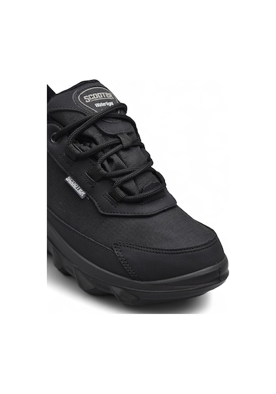 Scooter 7201 Ortopedik Taban Su Geçirmez Garantili Unisex Ayakkabı Bot Erkek Kadın Ayakkabı Siyah