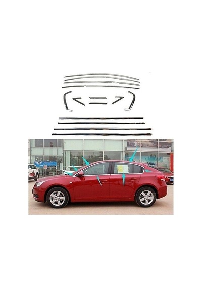 Autogp Chevrolet Cruze Cam Çerçevesi Kenar Çıtası Krom Tamtur Hb Lb.lc-cz20hb