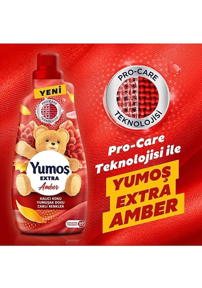 Yumoş Yumuşatıcısı Amber 1440ml 2adet Omo Active Fresh Toz Çamaşı 3'lü Set