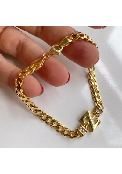 Simurg Jewellery Gümüş Z Harfli Bileklik