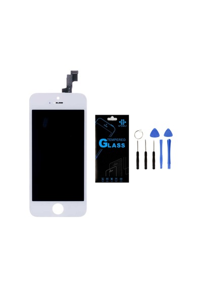 Apple  Uyumlu iPhone 5s Lcd Ekran Dokunmatik  Beyaz