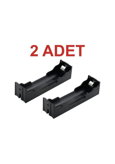 2 Adet 18650 Pil Yuvası Pcb Tip Tekli 3.7 V Li Ion Battery Holder Rodevino