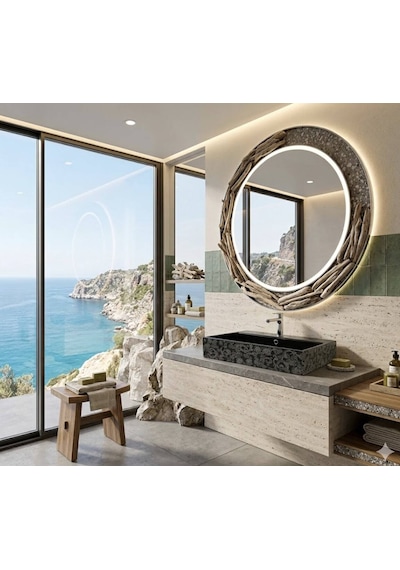 Ideal Standard - Plain Siyah Motifli Tezgah Üstü Lavabo 50 Cm - Z2506- Siyah, Desenli