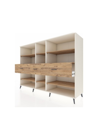 Kronos Dolap 9 Raflı 3 Çekmeceli 220x59x163 Aytaşı-çam Atlas Çam - Aytası Kronos Dolap 9 Raflı 3 Çekmeceli 220x59x163 Aytaşı-çam Atlas Çam - Aytası