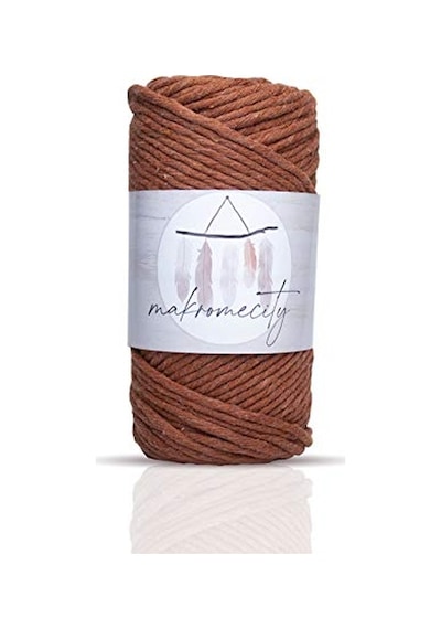 Taranan Makrome İpi 3mm Tek Büküm Makrame Taranabilir İp 4lü Set Ekru Hardal Kiremit Sütlü Kahve
