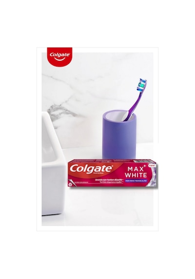 Colgate Max White Purple Mor Renk Teknolojisi Diş Macunu 75 ML
