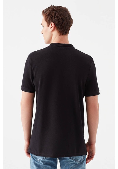 Mavi Erkek Polo T Shirt 064946-21842 Siyah Siyah
