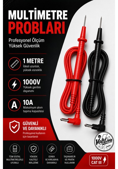 Multimetre Probları 1000v 10a