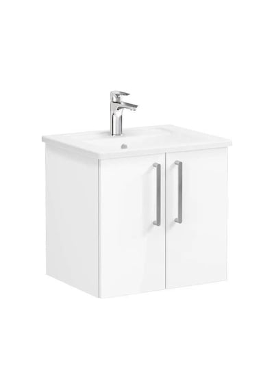 VitrA Root Flat 66354 Lavabo Dolabı, Kapaklı Parlak Beyaz 60 CM Parlak Beyaz VitrA Root Flat 66354 Lavabo Dolabı, Kapaklı Parlak Beyaz 60 CM Parlak Beyaz