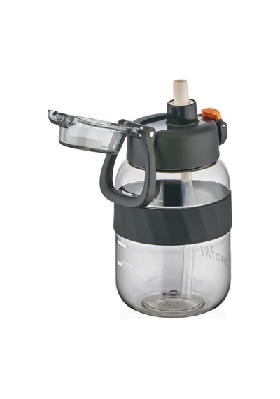 Shotay Pipetli Trıtan Matara Siyah 700 Ml.