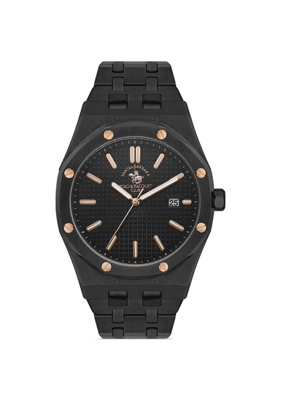 Sb.1.10464.6 Santa Barbara Polo & Racquet Club Kol Saati 45 Mm / Siyah Gri