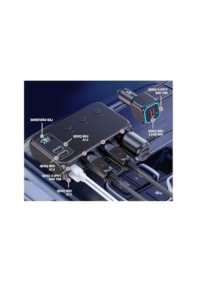 Usb Type-c Araç Çakmaklık Çoğaltıcı, Mt-a9875 Modeli