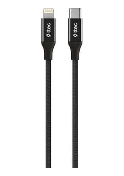 Ttec 2dk41s Alumicable Usb-c - Lightning Hızlı Şarj Kablosu 150 Cm Siyah