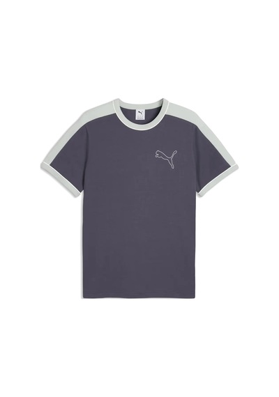 Puma T7 Ringer Tee Mavi Erkek T-shirt