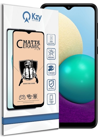 Samsung Uyumlu Galaxy A02 Tam Kaplayan Mat Seramik Ekran Koruyucu (499088129) 20 Tl Fark Ile Apple  iPhone Hızlı Şarj Kablosu
