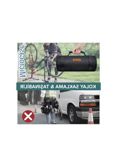 Katlanabilir Portatif Alet Çantası, Motosiklet Ve Genel Kullanım İçin