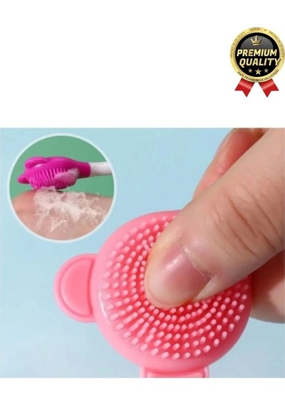 Özel Seri Esnek Yumuşak Silikon Yüz Cilt Krem Maske Uygulama Ve Temizleme Fırçası Spatulası 1 Adet