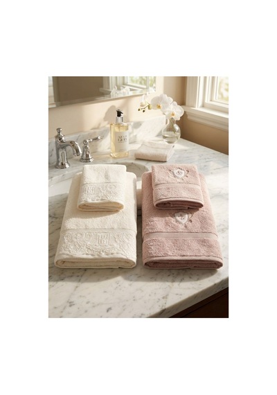 Wedding Best Set Hamam Takımı - Krem Bej