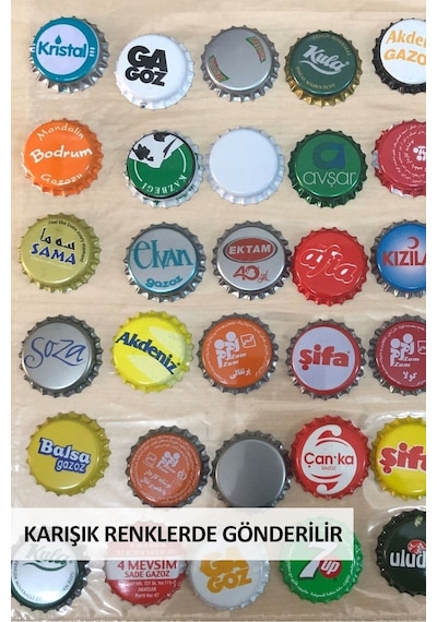Morpanya Şişe Kapatma Aleti Soda Gazoz Kapağı Kapama Makinası 1000 Adet Ka