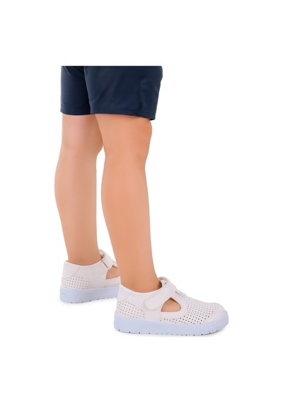 Kiko Kids Erkek Çocuk Günlük Ayakkabı Arz 2319 Beyaz