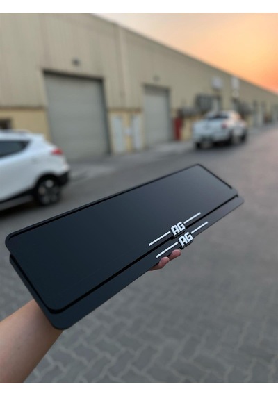 Baş Harflerinize Özel Kesim Full Pleksi Plakalık