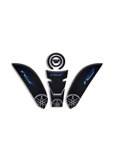 Motosıklet Kaplama Yamaha R6 Tank Pad Set 2021/2024 Uyumlu 05