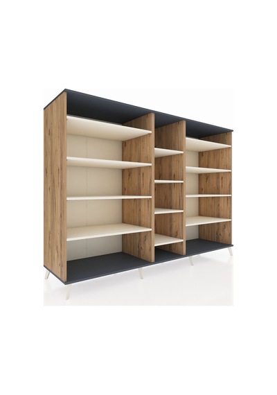 Kronos Dolap 11 Raflı 220x59x163 Çam-antrasit/aytaşı Çam-antrasit/aytaşı Kronos Dolap 11 Raflı 220x59x163 Çam-antrasit/aytaşı Çam-antrasit/aytaşı