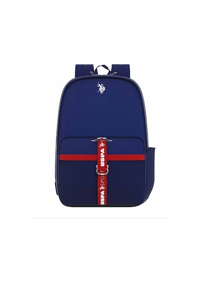 U.S. Polo Assn. Sırt Çantası Lacivert (Kırmızı Kemerli) Plçan22012