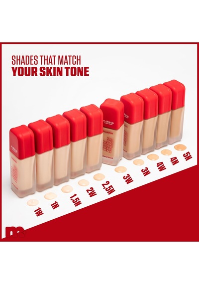 Make Up Maruderm Pürüzsüz Görünüm Sağlayan Yarı Mat Bitişli Uzun Süre Kalıcı Fondöten 5n 30 Ml Çok Renkli
