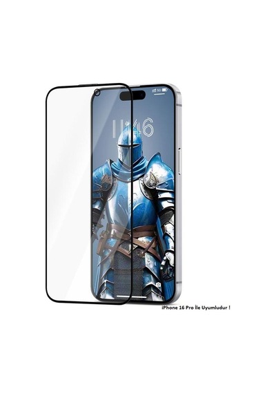 Joyroom Apple Uyumlu iPhone 16 Pro Gerçek Corning Gorilla Glass Cam Ekran Koruyucu