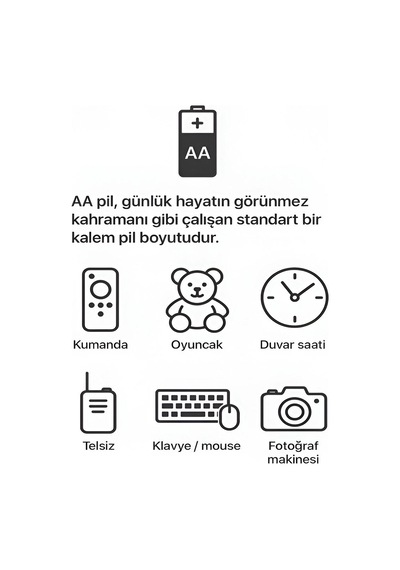 Tedar Type-c Şarjlı 2800mwh 1.5v Şarj Edilebilir 2 Li Aa5 Kalın Pil - Lityum Iyon Batarya Najmaddin